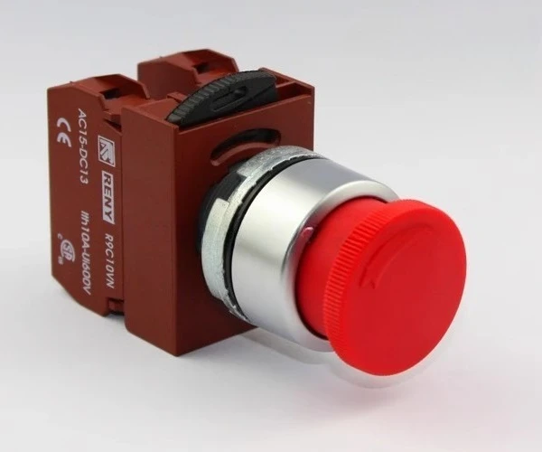 22mm Metal Button Switch R2PNR3 Emergency Stop Switch 2 Normally Closed 30mm
22mm Metal Button Switch R2PNR3 Emergency Stop Switch 2 Normally Closed 30mm