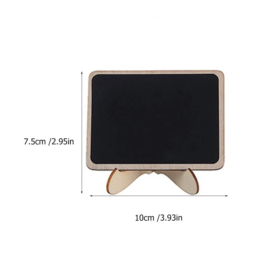 25 Pcs Crafts Small Wooden Blackboard Ornaments Decoration Decorative Chalkboards Mini Signs with Stand
25 Pcs Crafts Small Wooden Blackboard Ornaments Decoration Decorative Chalkboards Mini Signs with Stand