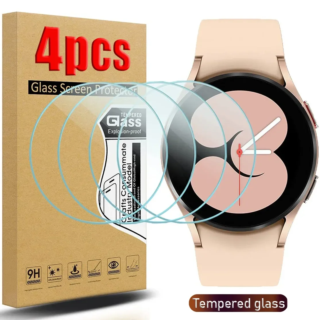 9H Tempered Glass for Samsung Galaxy Watch 4 5 6 7 8 40/44mm Classic 42/46mm Watch7 Watch8 44 40mm Film HD Screen Protectors
9H Tempered Glass for Samsung Galaxy Watch 4 5 6 7 8 40/44mm Classic 42/46mm Watch7 Watch8 44 40mm Film HD Screen Protectors