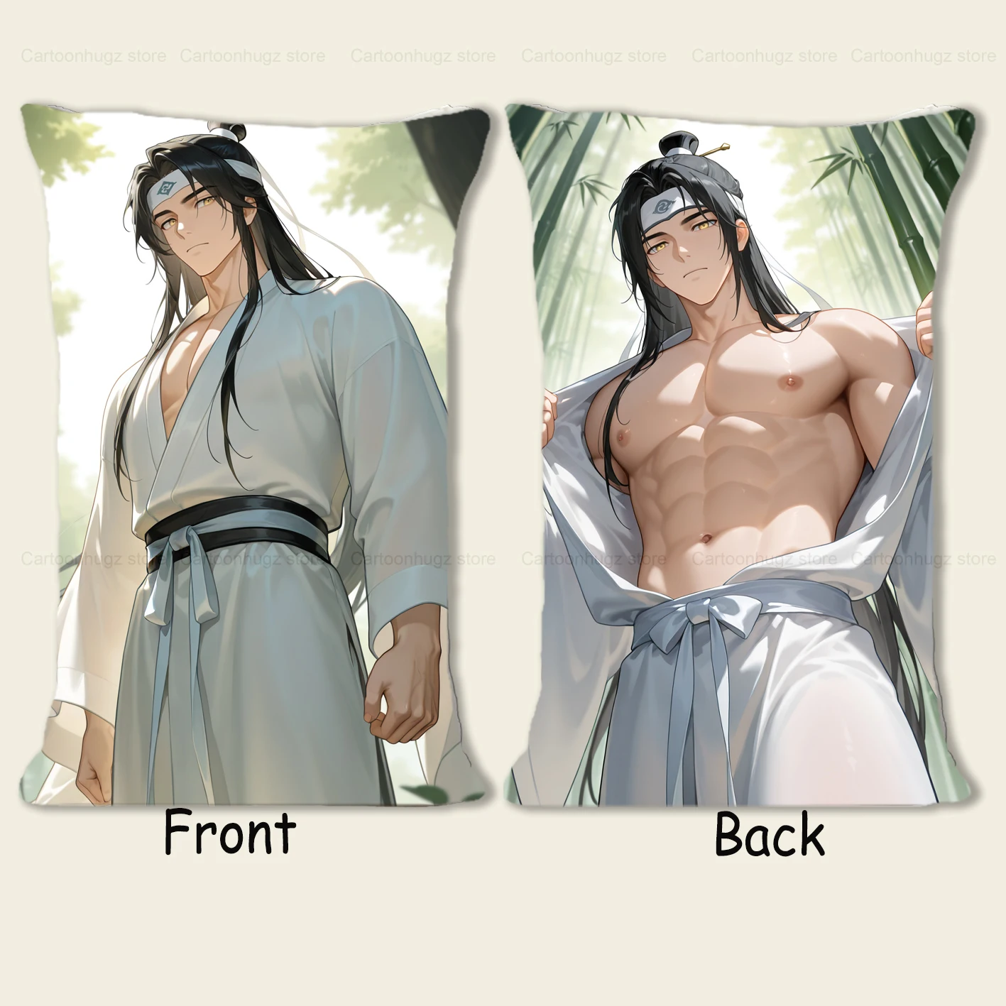 R18+ Dakimakura Anime Lan Wangji Pillow Cover Sofa Cushion Double-side Print Throw Pillow Case 40X60cm
R18+ Dakimakura Anime Lan Wangji Pillow Cover Sofa Cushion Double-side Print Throw Pillow Case 40X60cm
