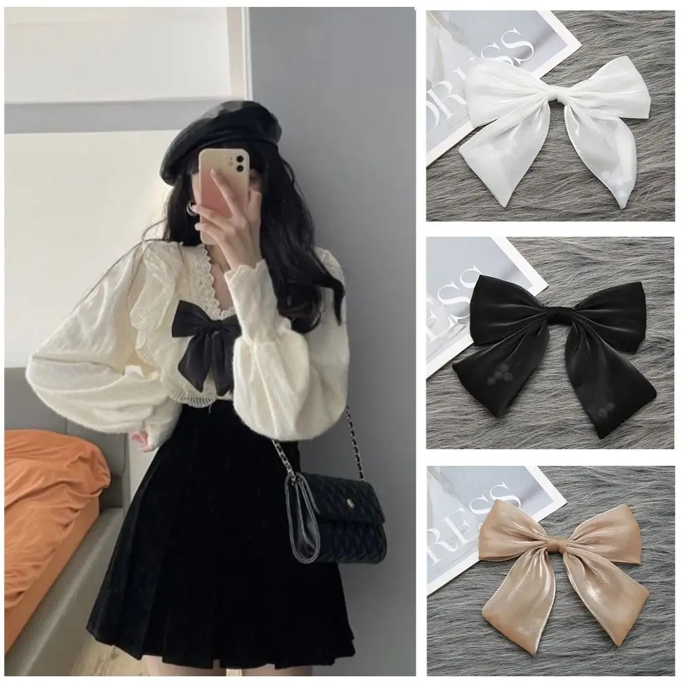 Fashion Alloy Organza Bow Brooch Pin White Lapel Flower Bowtie Brooch Collar Accessories
Fashion Alloy Organza Bow Brooch Pin White Lapel Flower Bowtie Brooch Collar Accessories