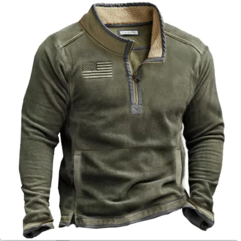 Solid Color Loose Sweatshirts Fall Winter Mens Casual Long Sleeve Turn-down Collar Zipper Pullover Tops For Men Trend Sweatshirt
Solid Color Loose Sweatshirts Fall Winter Mens Casual Long Sleeve Turn-down Collar Zipper Pullover Tops For Men Trend Sweatshirt
