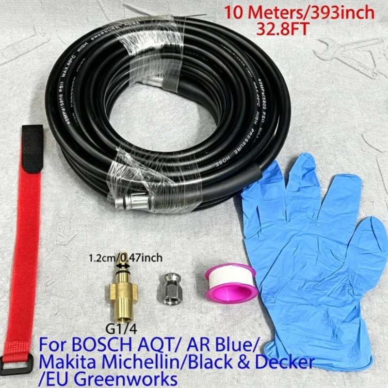 High Pressure Sewer Cleaning Hose Kit, Water Jet Drain Cleaner, Flexible Dredge Tool, Clog Remover for Home & Garden Pipe Care
High Pressure Sewer Cleaning Hose Kit, Water Jet Drain Cleaner, Flexible Dredge Tool, Clog Remover for Home & Garden Pipe Care