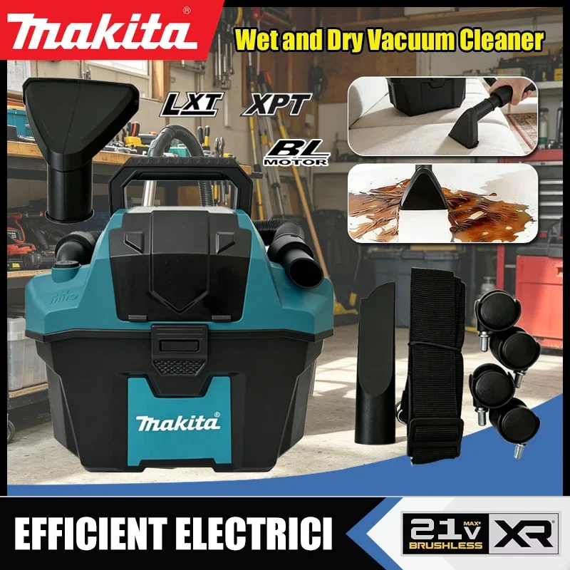 Makita Brushless Cordless Wet Dry Vacuum Cleaner Portable Handheld Water & Dust Suction Vacuum For Workshop Garage Home
Makita Brushless Cordless Wet Dry Vacuum Cleaner Portable Handheld Water & Dust Suction Vacuum For Workshop Garage Home