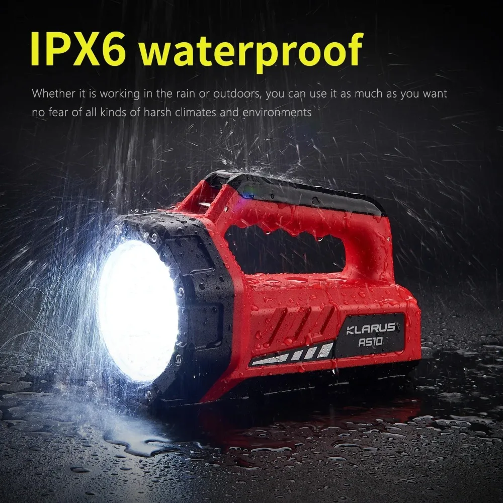 Klarus RS10 Rechargeable LED Flashlight 800LM Powerful Outdoor Lighting with 8000mAh PowerBank for Camping Hiking Self-defense
Klarus RS10 Rechargeable LED Flashlight 800LM Powerful Outdoor Lighting with 8000mAh PowerBank for Camping Hiking Self-defense