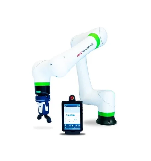 Fanuc CRX-10iA Cobot Robot Arm 6 Axis With Schunk Robot Gripper As Automation CNC Pick And Place Handling Robot Machine 
Fanuc CRX-10iA Cobot Robot Arm 6 Axis With Schunk Robot Gripper As Automation CNC Pick And Place Handling Robot Machine