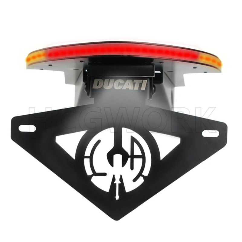 Motorcycle Accessories Rear Light Rear Plate Tail Frame Holder Bracket with Led Lights for Ducati 696 795 796 M1100 Evo
Motorcycle Accessories Rear Light Rear Plate Tail Frame Holder Bracket with Led Lights for Ducati 696 795 796 M1100 Evo