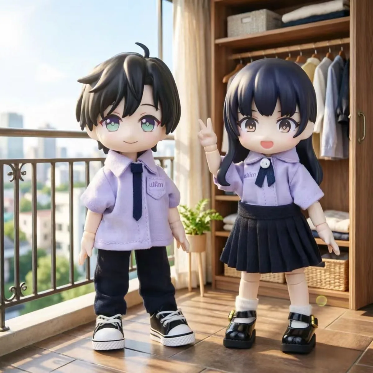 Комплект одежды для кукол OB11: тайская школьная форма в академическом стиле JK для кукол BJD 1/12, аксессуары для одежды
Комплект одежды для кукол OB11: тайская школьная форма в академическом стиле JK для кукол BJD 1/12, аксессуары для одежды