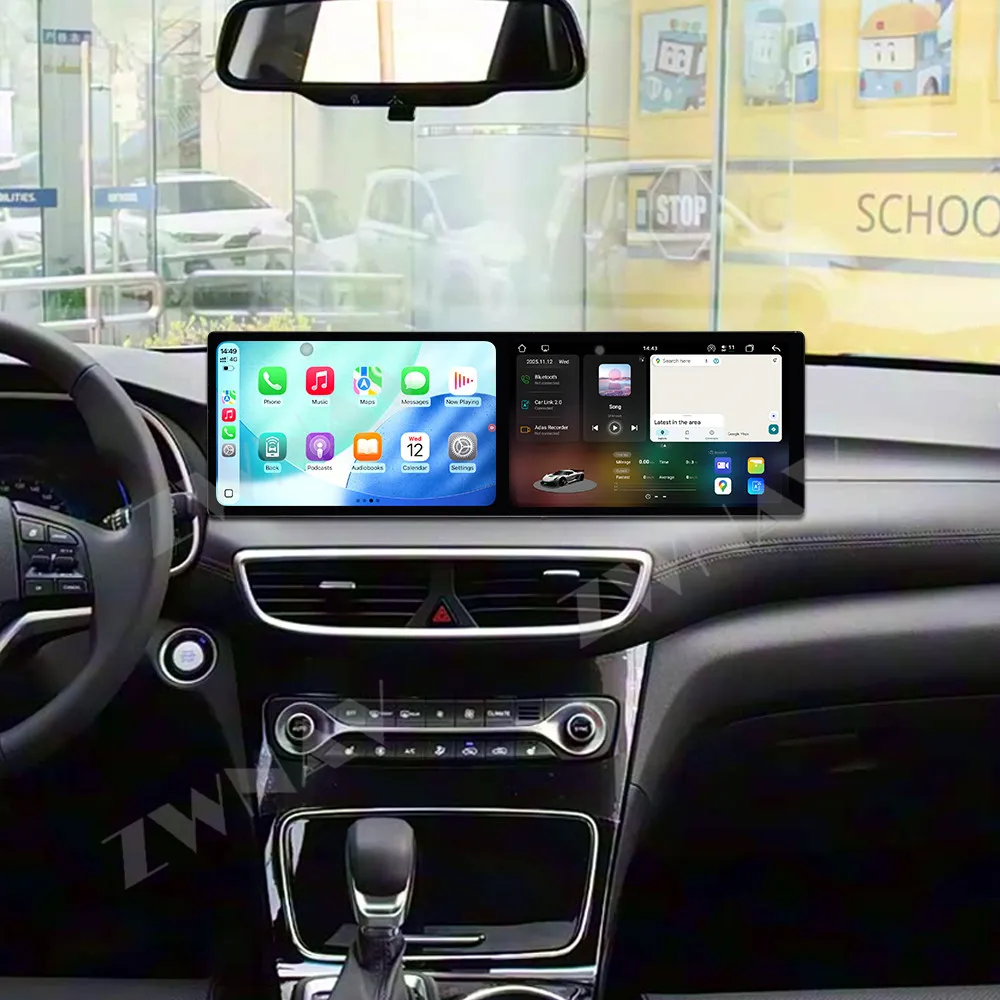 10,1-дюймовый двойной экран для Hyundai Tucson 2019-2020, Android, авто, GPS-навигация, мультимедийный плеер, радио, беспроводной головной блок
10,1-дюймовый двойной экран для Hyundai Tucson 2019-2020, Android, авто, GPS-навигация, мультимедийный плеер, радио, беспроводной головной блок