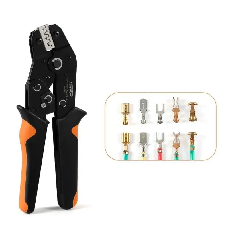 E8BD Crimping Tool Wire Pliers Crimpers Pliers Kits for Electrician Adjustable Ratcheting Tool with 270Pcs Terminals Connectors
E8BD Crimping Tool Wire Pliers Crimpers Pliers Kits for Electrician Adjustable Ratcheting Tool with 270Pcs Terminals Connectors
