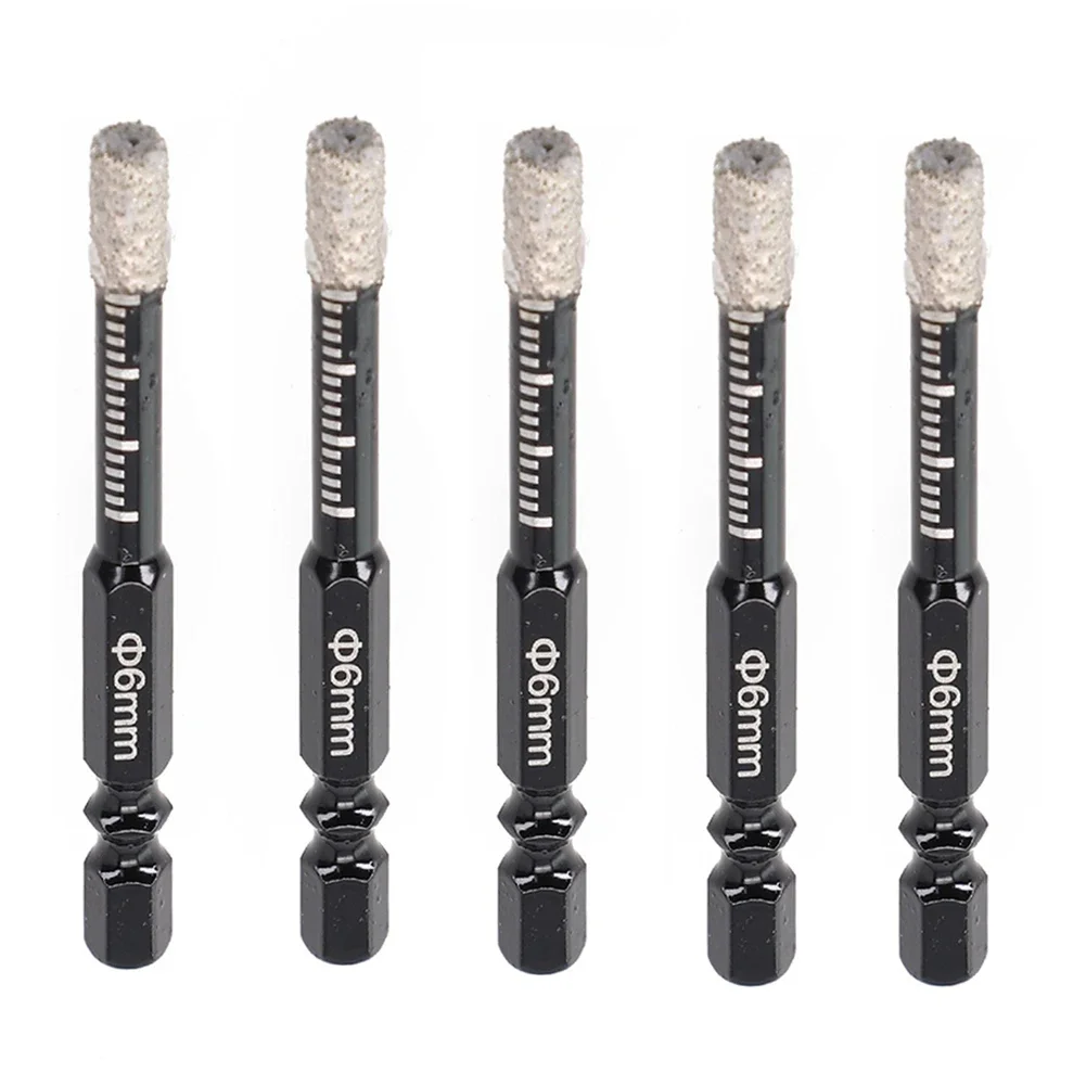 5pcs Hex Handle Vacuum Brazed Diamond Dry Drill Bits Cutter 6mm/8mm Hex Handle Saw Cutter For Marble Granite Ceramic Glass
5pcs Hex Handle Vacuum Brazed Diamond Dry Drill Bits Cutter 6mm/8mm Hex Handle Saw Cutter For Marble Granite Ceramic Glass