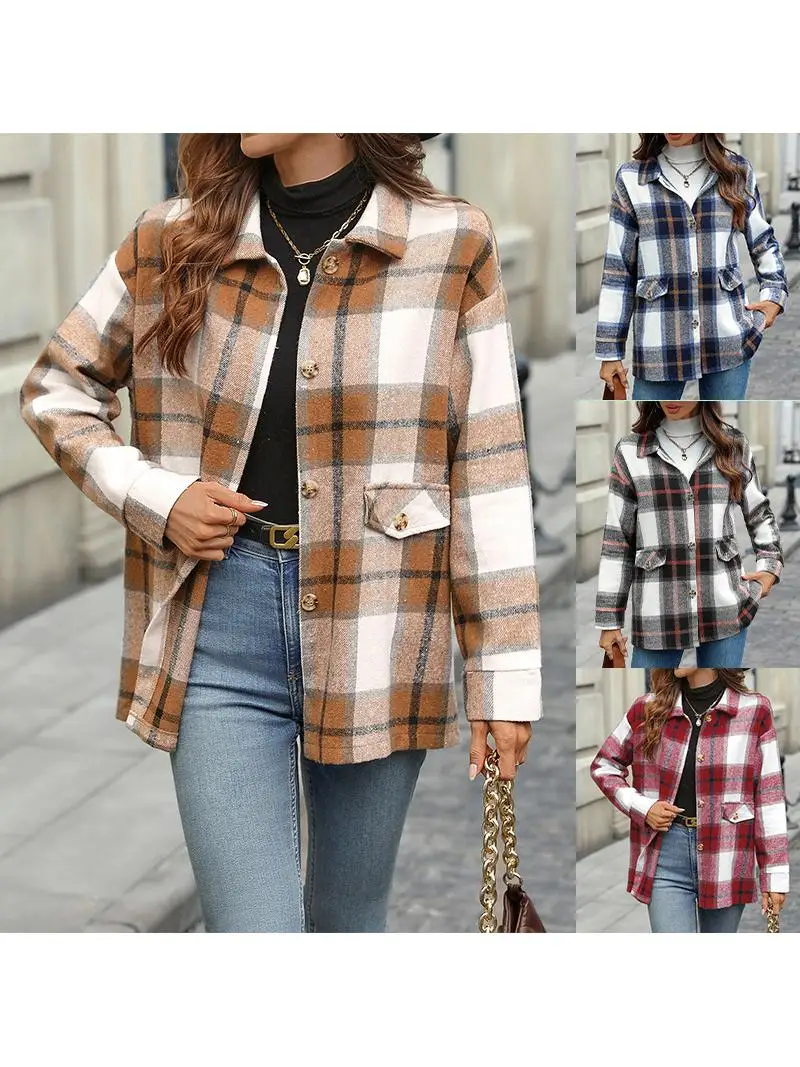 Женская верхняя одежда Thiened Long Sve, пальто, красный клетчатый открытый кардиган, топ, зима-осень, сезон, женская одежда Faion
Женская верхняя одежда Thiened Long Sve, пальто, красный клетчатый открытый кардиган, топ, зима-осень, сезон, женская одежда Faion