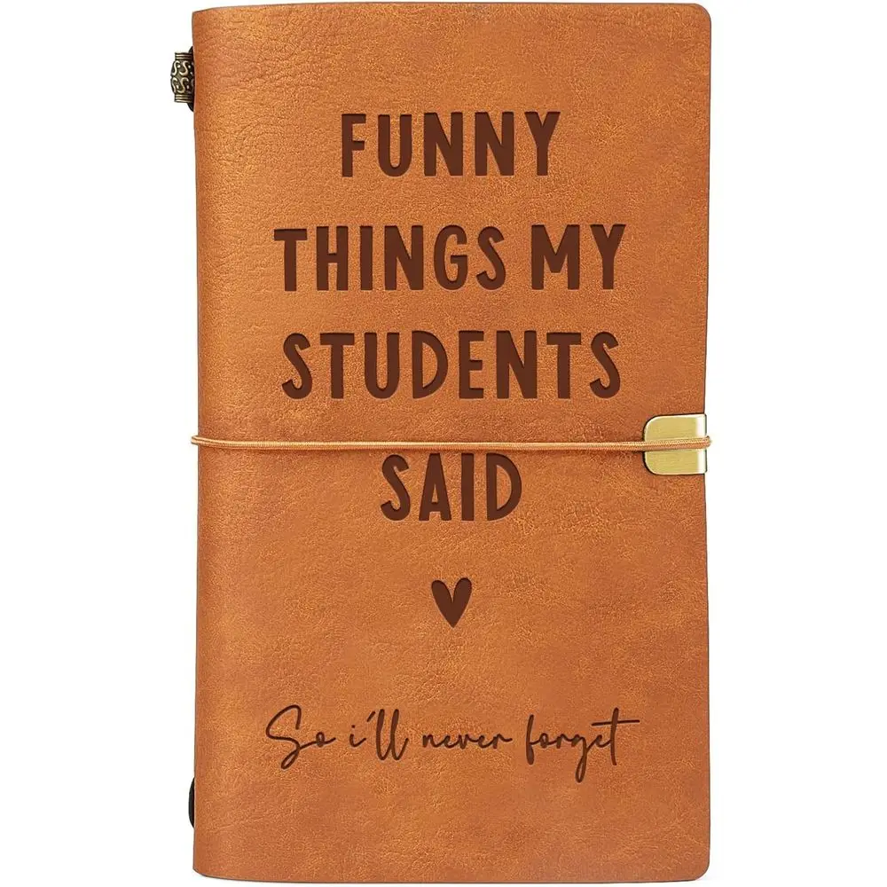 Funny Student Quips Leather Notebook: Perfect Teacher Gift, Refillable Journal for Birthday or Appreciation
Funny Student Quips Leather Notebook: Perfect Teacher Gift, Refillable Journal for Birthday or Appreciation