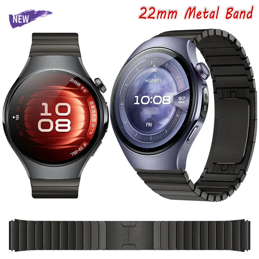 22mm Metal Strap for Huawei Watch 5 4 46mm Stainless Steel Comfortable Wristband Huawei Watch GT5 Pro GT5-4-3 46mm Bracelet Band
22mm Metal Strap for Huawei Watch 5 4 46mm Stainless Steel Comfortable Wristband Huawei Watch GT5 Pro GT5-4-3 46mm Bracelet Band