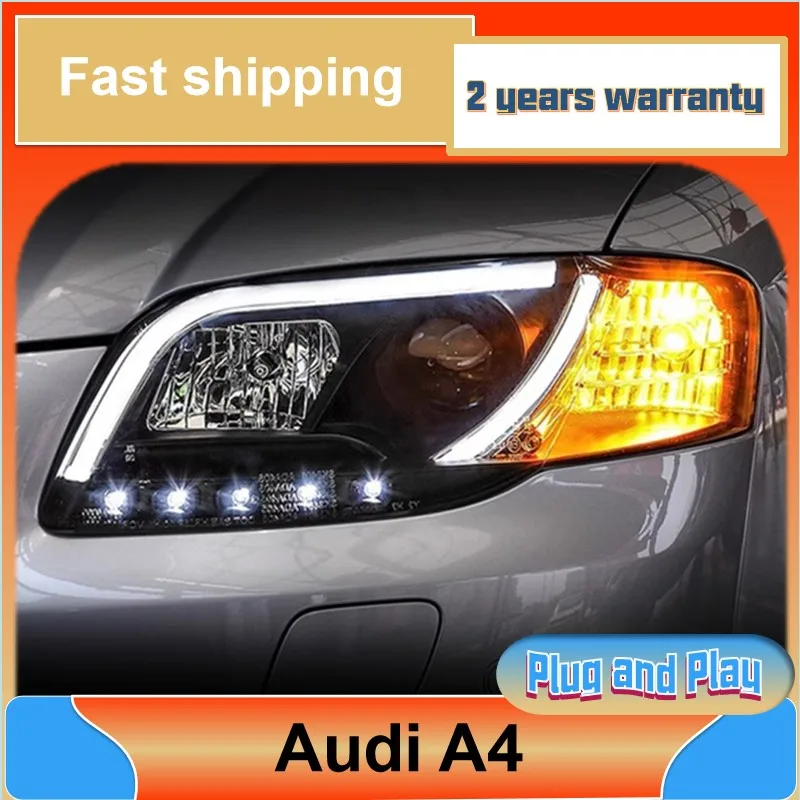 Car Styling for Audi A4 B7 Headlight 2005-2008 A4 B7 Head Light DRL Turn Signal Low High Beam Projector Lens
Car Styling for Audi A4 B7 Headlight 2005-2008 A4 B7 Head Light DRL Turn Signal Low High Beam Projector Lens