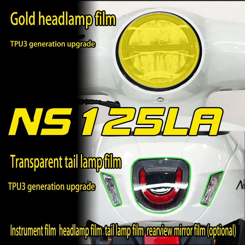Подходит для Honda NS125LA, пленка для фар, водонепроницаемая ТПУ, задняя лампа, ремонт царапин, износостойкая прозрачная защита
Подходит для Honda NS125LA, пленка для фар, водонепроницаемая ТПУ, задняя лампа, ремонт царапин, износостойкая прозрачная защита