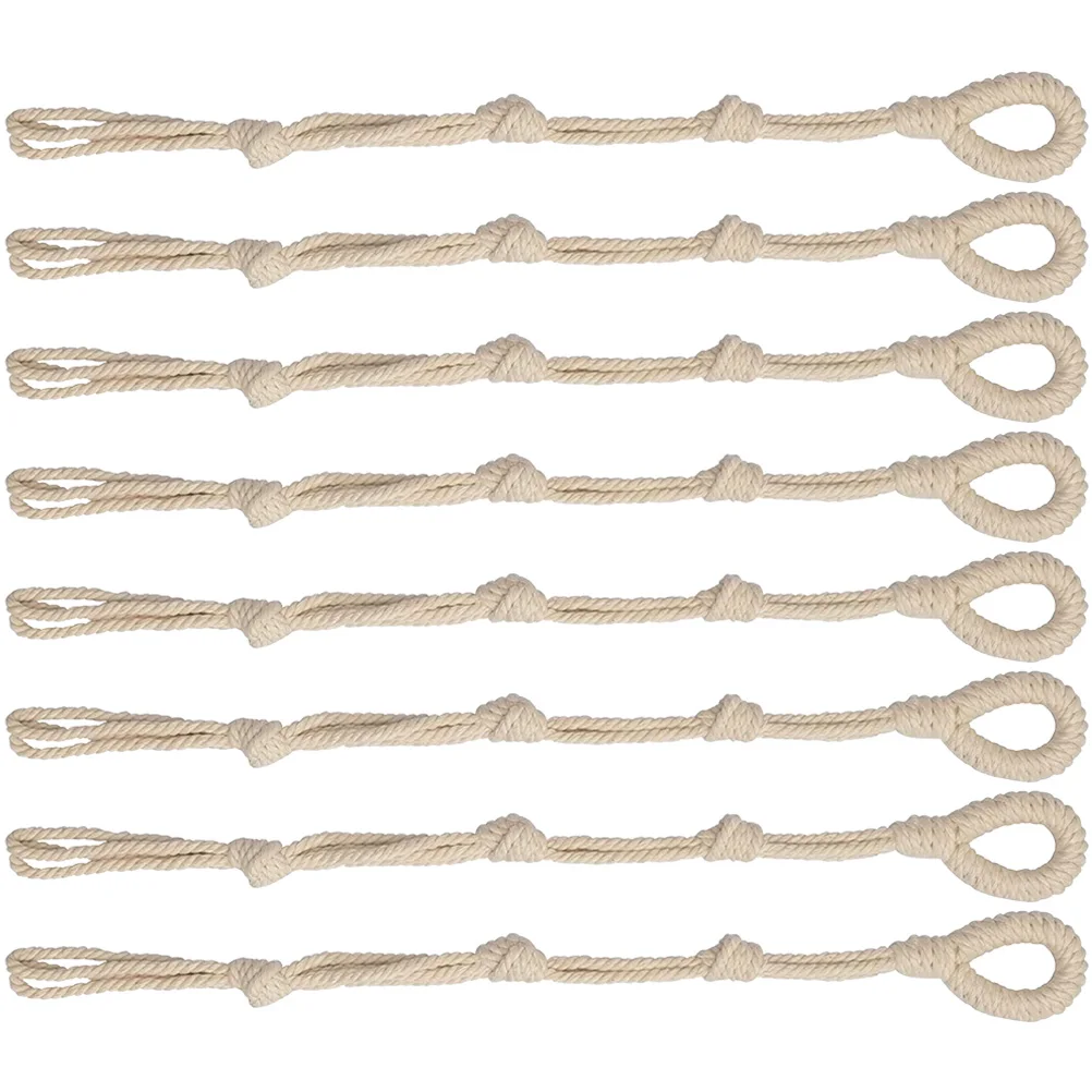 8pcs Plant Hook Extender Macrame Ropes Adjustable Hangers Resistant Plant Pots Holders
8pcs Plant Hook Extender Macrame Ropes Adjustable Hangers Resistant Plant Pots Holders