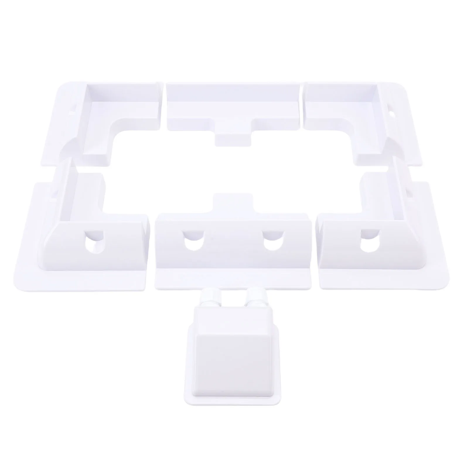 Solar Panel ABS Corner Brackets Non Drill Wear Resist Widely Used Solar Panel Mount Kit Dual Hole Junction Box White for RVs
Solar Panel ABS Corner Brackets Non Drill Wear Resist Widely Used Solar Panel Mount Kit Dual Hole Junction Box White for RVs