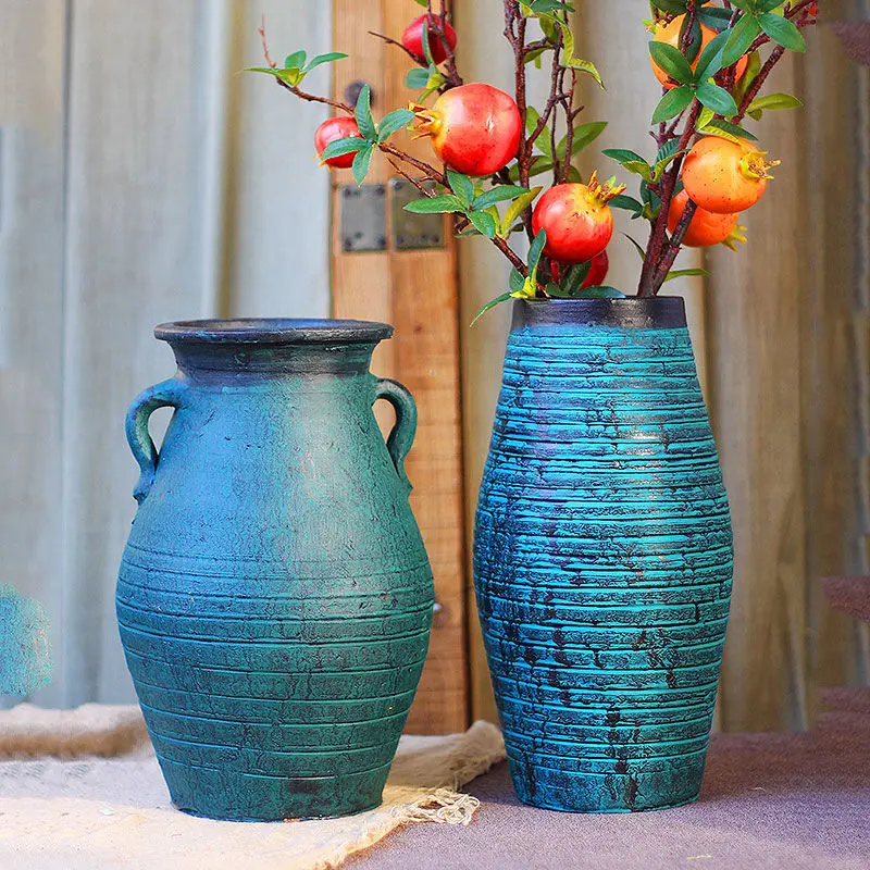 Zen Chinese Home Decor Ceramic Urn Vase Living Room Decoration Dried Flower Decoration Hydroponic Flower Pot Interior Decoration
Zen Chinese Home Decor Ceramic Urn Vase Living Room Decoration Dried Flower Decoration Hydroponic Flower Pot Interior Decoration