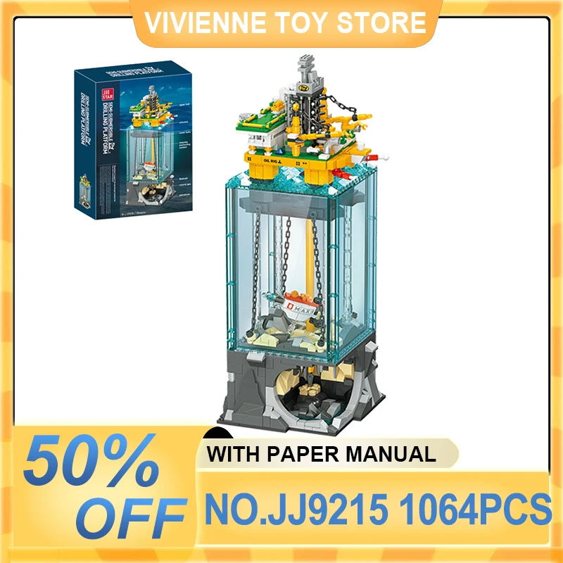 JIESTAR JJ9215 MOC Декоративная миниатюрная модель морской горнодобывающей сцены, конструктор-головоломка, игрушка для самостоятельной сборки, рождественский подарок для детей
JIESTAR JJ9215 MOC Декоративная миниатюрная модель морской горнодобывающей сцены, конструктор-головоломка, игрушка для самостоятельной сборки, рождественский подарок для детей