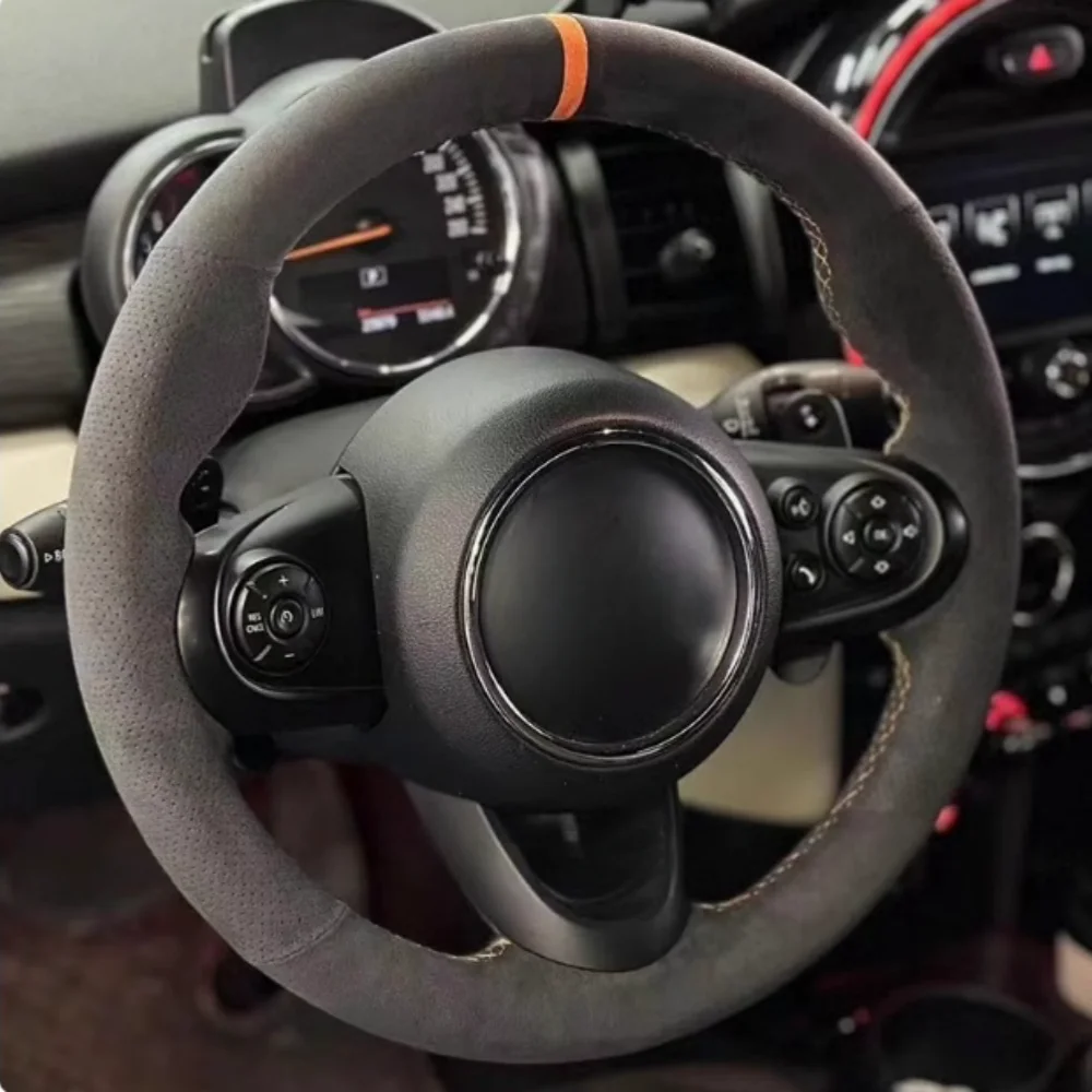Car Steering Wheel Cover Suede Leather Soft Non-slip For Mini Cooper S JCW F54 F55 F56 F57 F60 Countryman Automotive Accessories
Car Steering Wheel Cover Suede Leather Soft Non-slip For Mini Cooper S JCW F54 F55 F56 F57 F60 Countryman Automotive Accessories