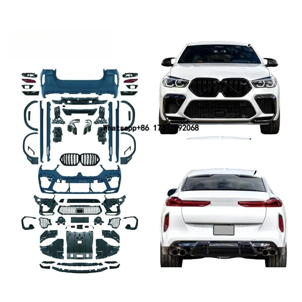 Conversion Body Kit for X6 G06 20-22 Pre Lci Upgrade X6M Body Kit Front Rear Car Bumper Side Skirt G06 X6m Body Kit
Conversion Body Kit for X6 G06 20-22 Pre Lci Upgrade X6M Body Kit Front Rear Car Bumper Side Skirt G06 X6m Body Kit