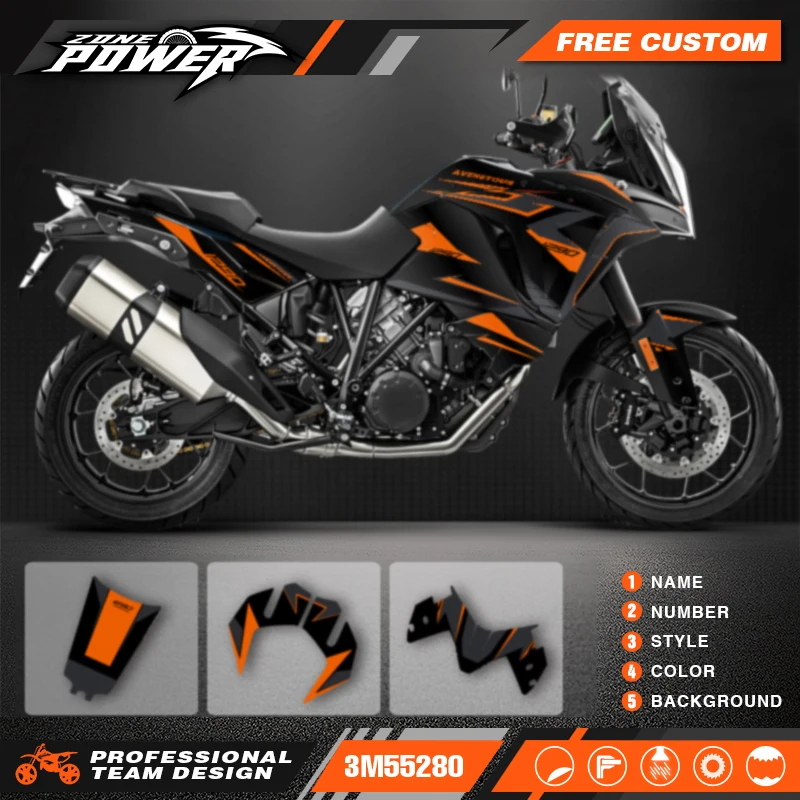 Powerzone Graphics Motorcycle Decal Sticker Deco Kits For KTM ADV1290 ADVENTURE ADV-R ADV-S 2017 2018 2019 2020 Customized 11
Powerzone Graphics Motorcycle Decal Sticker Deco Kits For KTM ADV1290 ADVENTURE ADV-R ADV-S 2017 2018 2019 2020 Customized 11