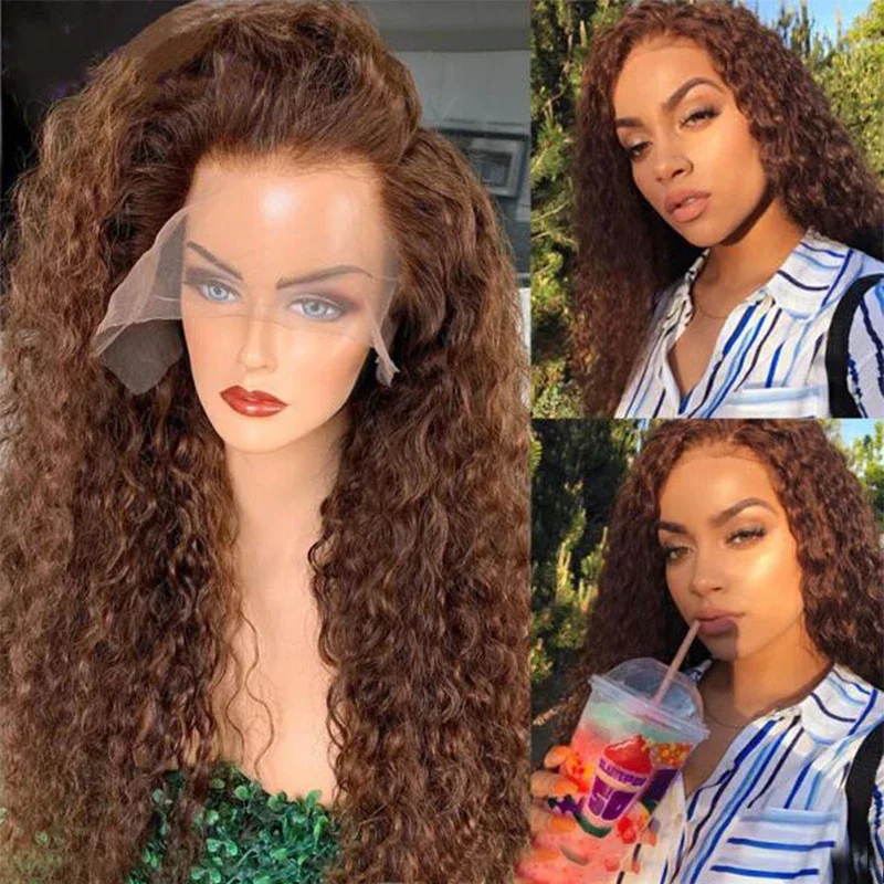 26Inch Long 180 Density Soft Dark Brown Kinky Curly Lace Front Wigs For Women With Baby Hair Synthetic Fiber Deep Part Daily
26Inch Long 180 Density Soft Dark Brown Kinky Curly Lace Front Wigs For Women With Baby Hair Synthetic Fiber Deep Part Daily