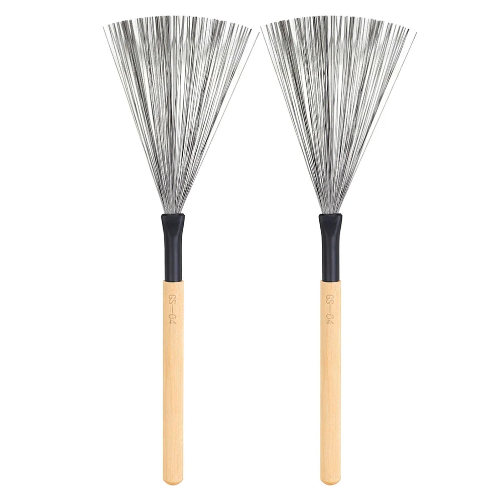 2Pcs Portable Drum Stick Wire Brush Drum Special Wooden Handle Brush Clean Brush
2Pcs Portable Drum Stick Wire Brush Drum Special Wooden Handle Brush Clean Brush