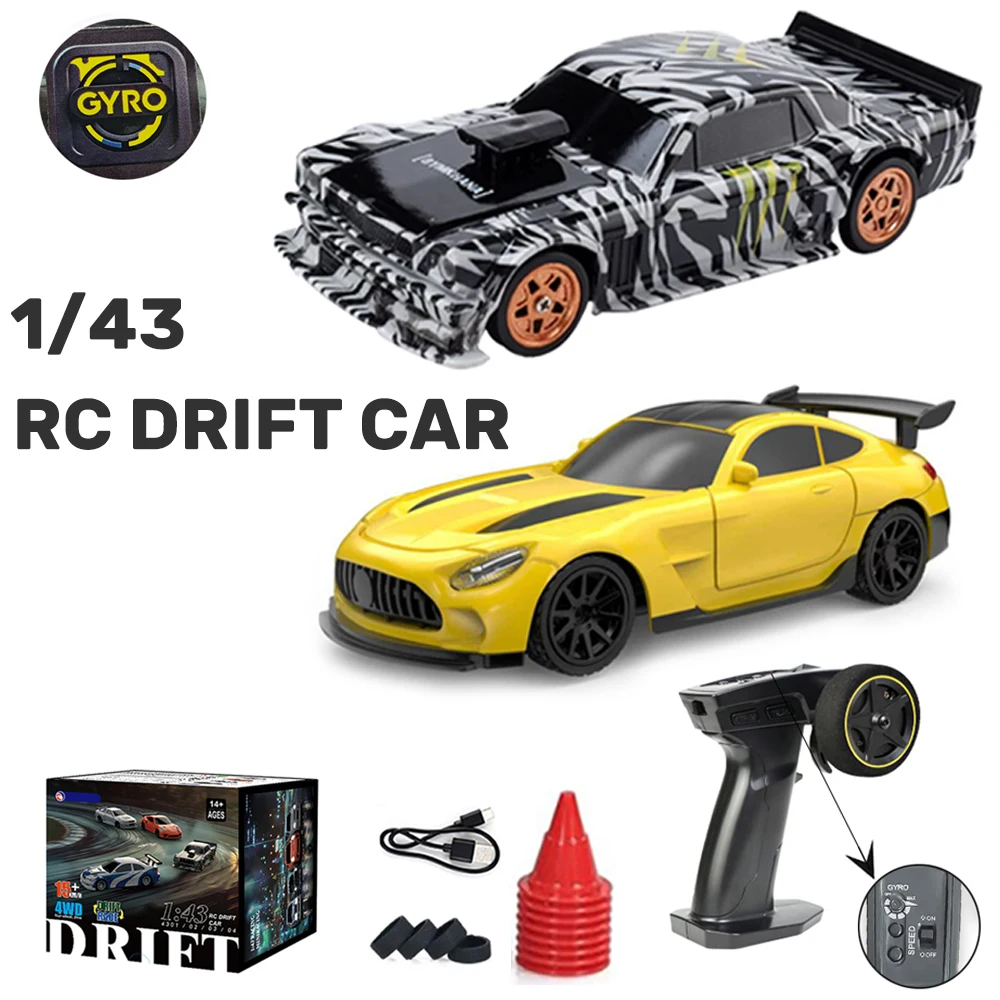 Модернизированная радиоуправляемая дрифт-машина Gyro 1/43 RTR 4WD, высокоскоростная гоночная модель 2.4G, миниатюрная машинка на пульте управления для дрифта, игрушка для детей, подарок
Модернизированная радиоуправляемая дрифт-машина Gyro 1/43 RTR 4WD, высокоскоростная гоночная модель 2.4G, миниатюрная машинка на пульте управления для дрифта, игрушка для детей, подарок