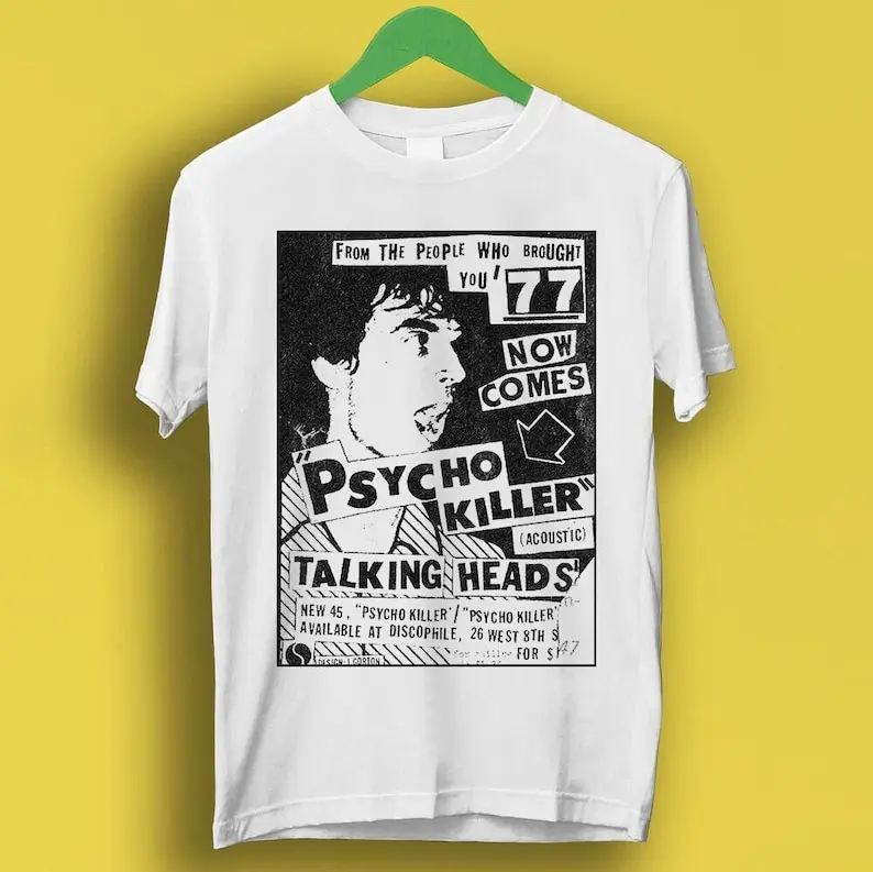 Talking Heads Psycho Killer Band Punk Rock Poster Music Cool Gift Tee T Shirt P7278
Talking Heads Psycho Killer Band Punk Rock Poster Music Cool Gift Tee T Shirt P7278