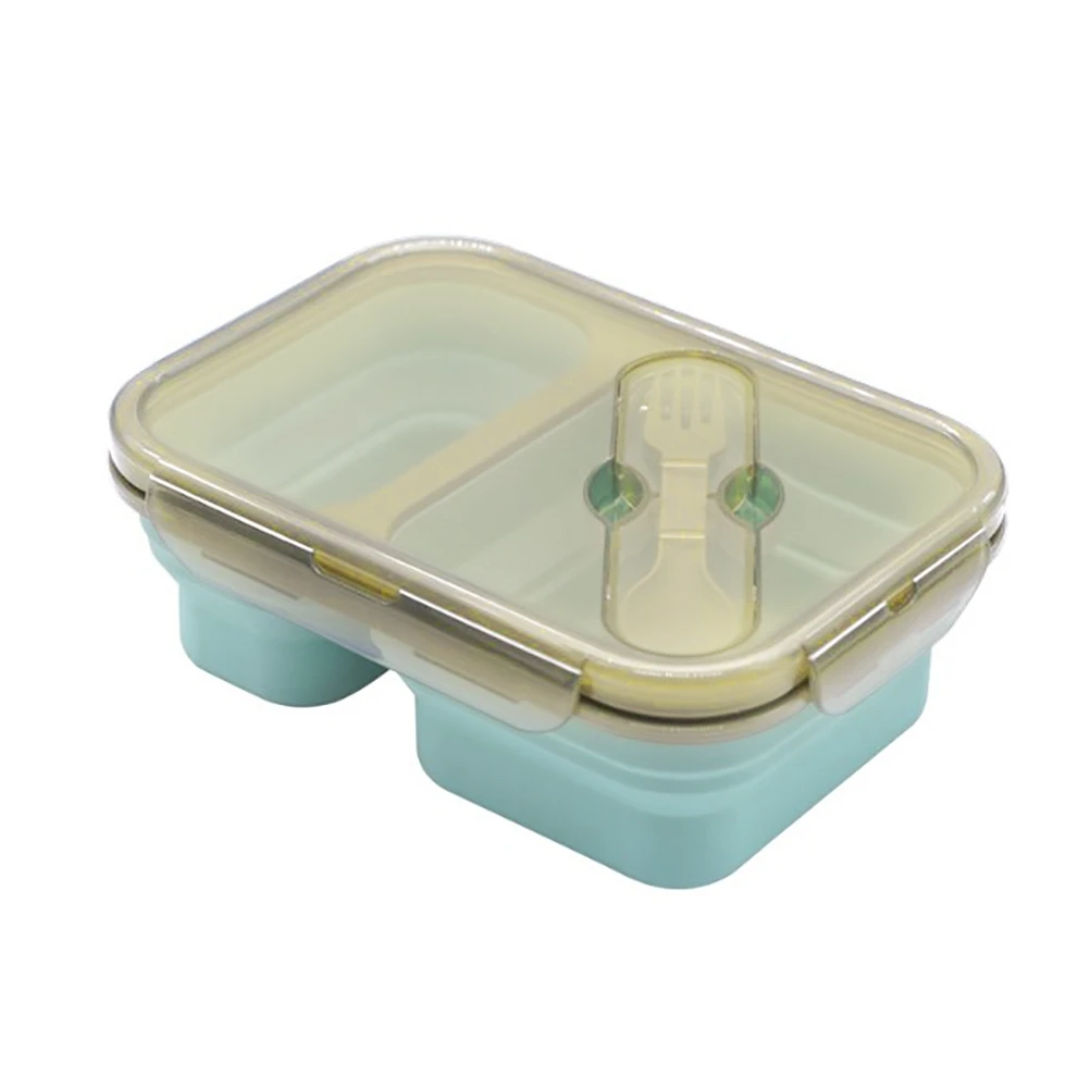Silicone Collapsible Lunchbox 2 Compartments Large Bento Box Microwave Dishwasher Freezer Lunchbox
Silicone Collapsible Lunchbox 2 Compartments Large Bento Box Microwave Dishwasher Freezer Lunchbox