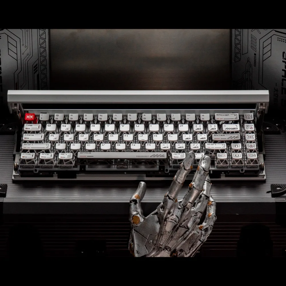 Metal Hollow Keycap CNC Aluminum Alloy Cherry Profile Keycaps for Mechanical Keyboard 60/68/80% Silver Number Pad Artisan Keycap
Metal Hollow Keycap CNC Aluminum Alloy Cherry Profile Keycaps for Mechanical Keyboard 60/68/80% Silver Number Pad Artisan Keycap