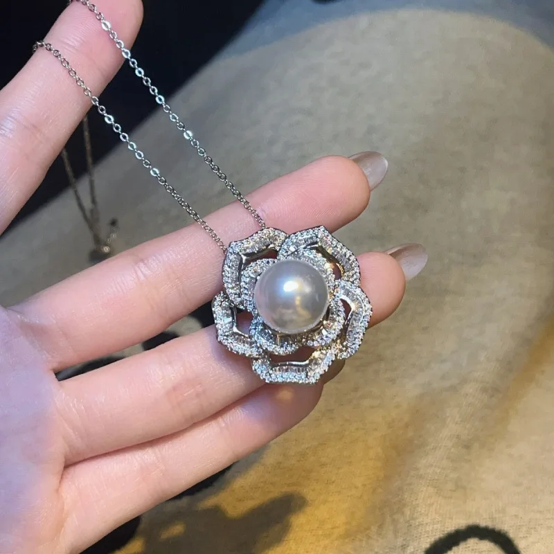 Вдохновение, нежное стильное жемчужное ожерелье с камелией, новое жемчужное легкое роскошное высококачественное ожерелье с цветком, воротник, цепочка, ювелирные изделия, подарки
Вдохновение, нежное стильное жемчужное ожерелье с камелией, новое жемчужное легкое роскошное высококачественное ожерелье с цветком, воротник, цепочка, ювелирные изделия, подарки