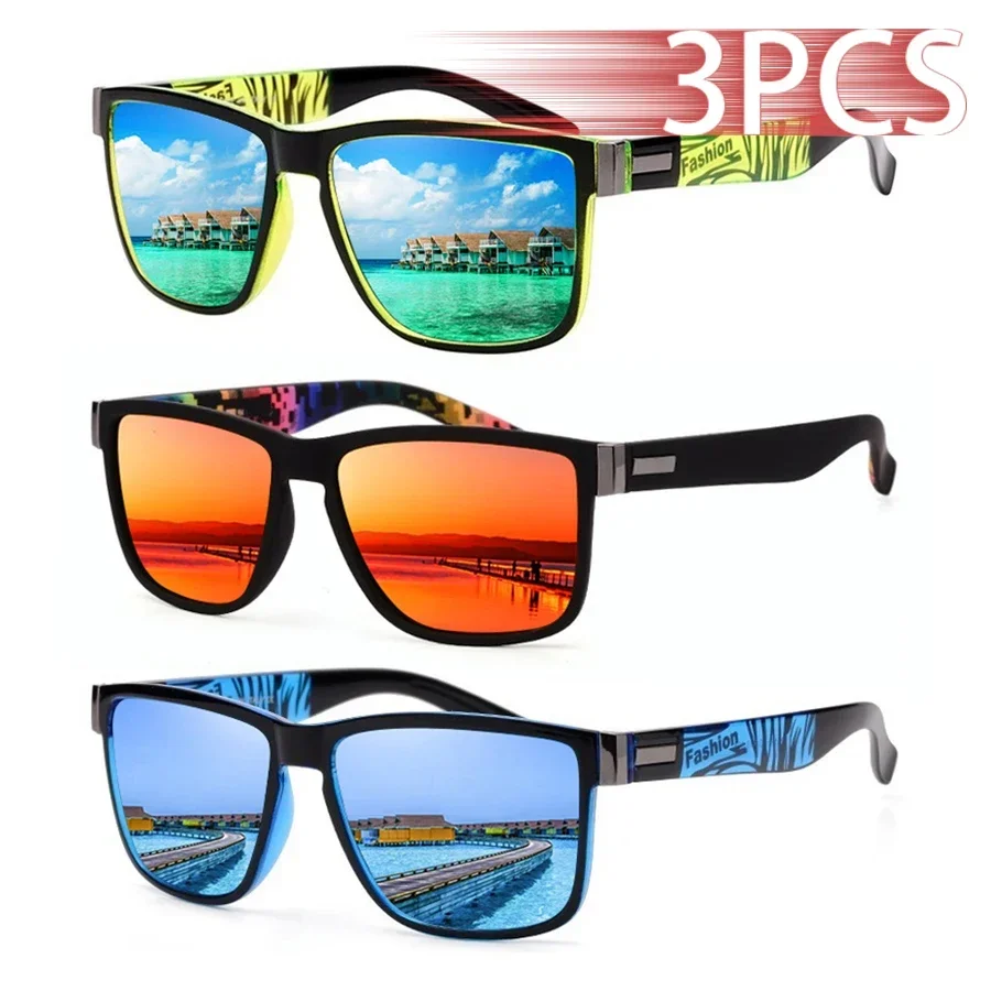 3PCS Fashion Classic Square UV400 Sunglasses Men Women Driving Fishing Colorful Trendy Lightweight Outdoor Goggles
3PCS Fashion Classic Square UV400 Sunglasses Men Women Driving Fishing Colorful Trendy Lightweight Outdoor Goggles