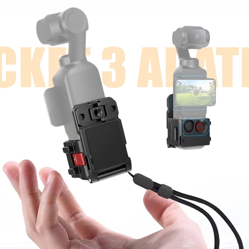 For DJI OSMO Pocket 3 Protective Aluminum Frame, Expansion Handle Cover Bracket w Quick Release &Cold Shoe Adapter &1/4'' Holes
For DJI OSMO Pocket 3 Protective Aluminum Frame, Expansion Handle Cover Bracket w Quick Release &Cold Shoe Adapter &1/4'' Holes