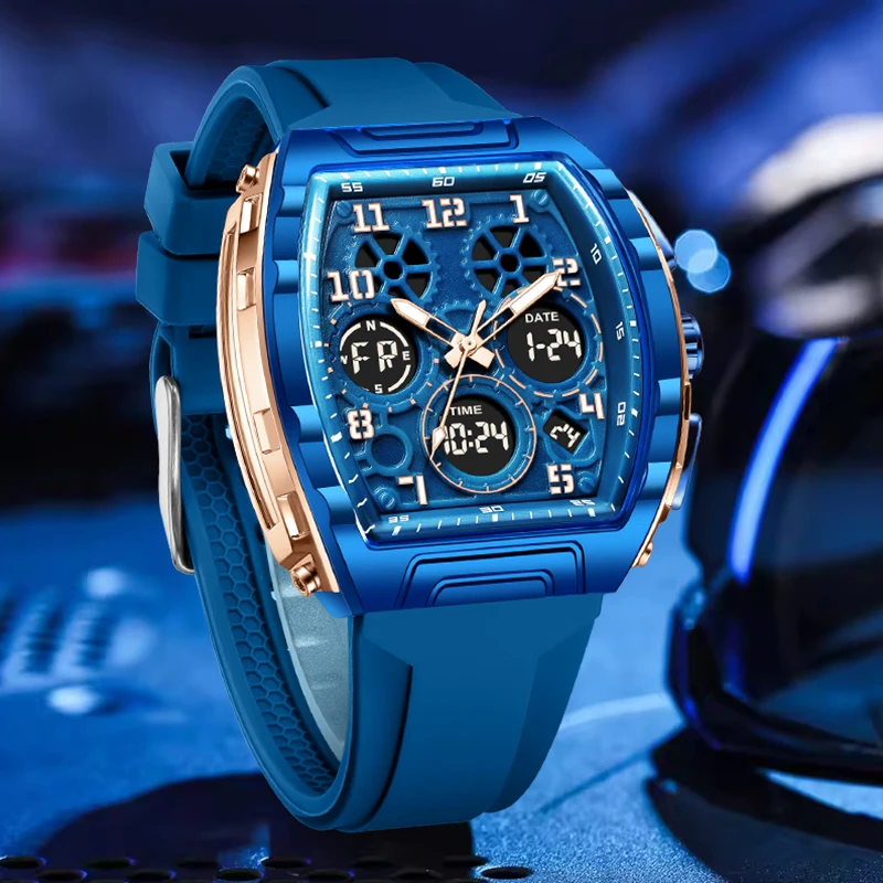 FOXBOX Original Men Watch Fashion Top Brand Luxury Military Sports LED Digital Chronograph Wrist Watches for Men Reloj Hombre
FOXBOX Original Men Watch Fashion Top Brand Luxury Military Sports LED Digital Chronograph Wrist Watches for Men Reloj Hombre