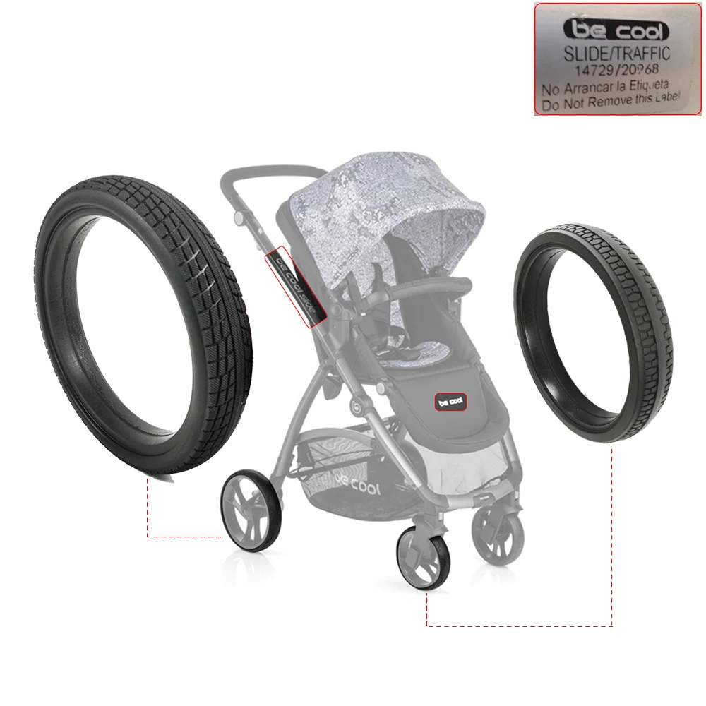 Custom Stroller Tire For Be Cool Slide Buggy Front Or Rear Wheel PU Tubeless Tyre Cover With Tread Good Match Direct Replace
Custom Stroller Tire For Be Cool Slide Buggy Front Or Rear Wheel PU Tubeless Tyre Cover With Tread Good Match Direct Replace