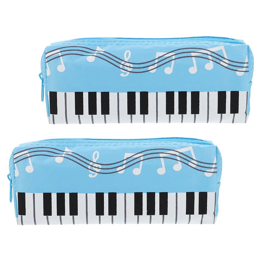 2Pcs Music Supplies Canvas Pencil Pouch Piano Keyboard Design Makeup Brush Storage Bag Organizer for School Work Travel
2Pcs Music Supplies Canvas Pencil Pouch Piano Keyboard Design Makeup Brush Storage Bag Organizer for School Work Travel