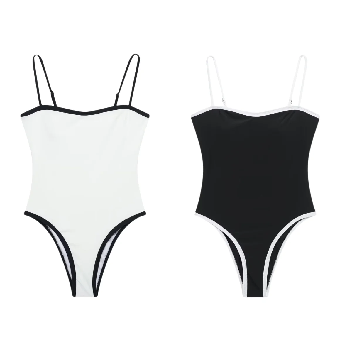 BM&MD&ZA Womens Color Block One Piece Swimsuit Bikini Stylish Contrast Trim Strappy Design Ladies Swimwear Fashion
BM&MD&ZA Womens Color Block One Piece Swimsuit Bikini Stylish Contrast Trim Strappy Design Ladies Swimwear Fashion