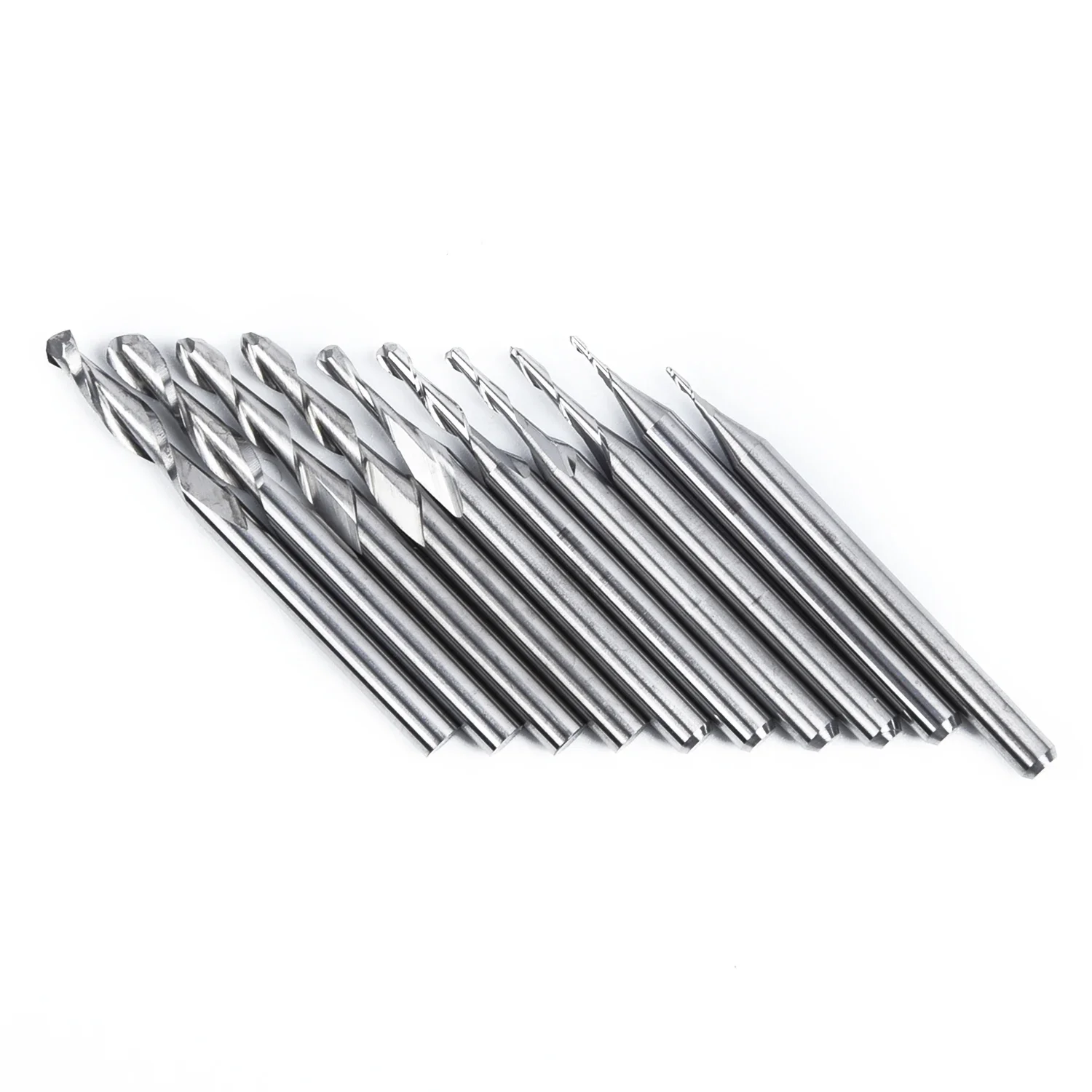Kit Carbide CNC Engraving Router End Mill Set 1-3.175mm 1 1.5 2 2.5 3.175 MM 3.175mm Shank Cutting Replacement
Kit Carbide CNC Engraving Router End Mill Set 1-3.175mm 1 1.5 2 2.5 3.175 MM 3.175mm Shank Cutting Replacement