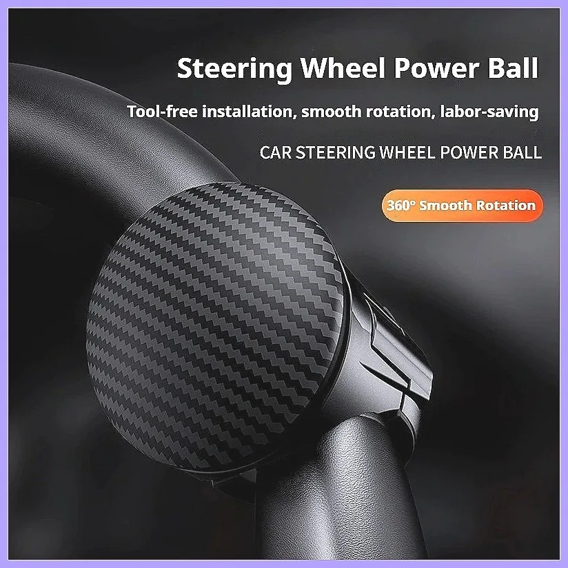 Universal Car Wheel Spinner Rotating Knob, Anti-Slip Ball Bearing Power Handle, One Hand Steering Boost Easy-Grip
Universal Car Wheel Spinner Rotating Knob, Anti-Slip Ball Bearing Power Handle, One Hand Steering Boost Easy-Grip