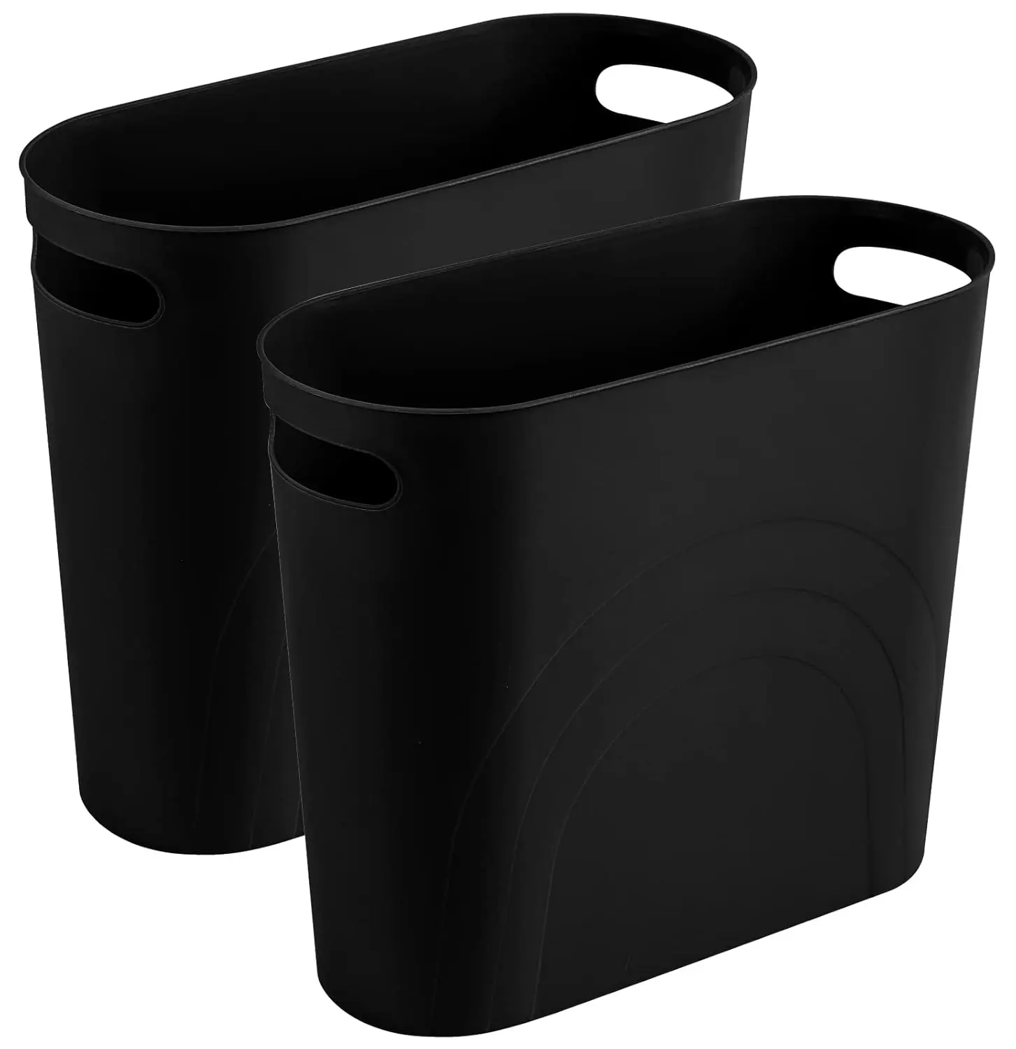 rejomiik Small Trash Can, Slim Garbage Can Plastic Waste Basket with Handles 3.5 Gallon Container Bin for Narrow Spaces Bathroom
rejomiik Small Trash Can, Slim Garbage Can Plastic Waste Basket with Handles 3.5 Gallon Container Bin for Narrow Spaces Bathroom