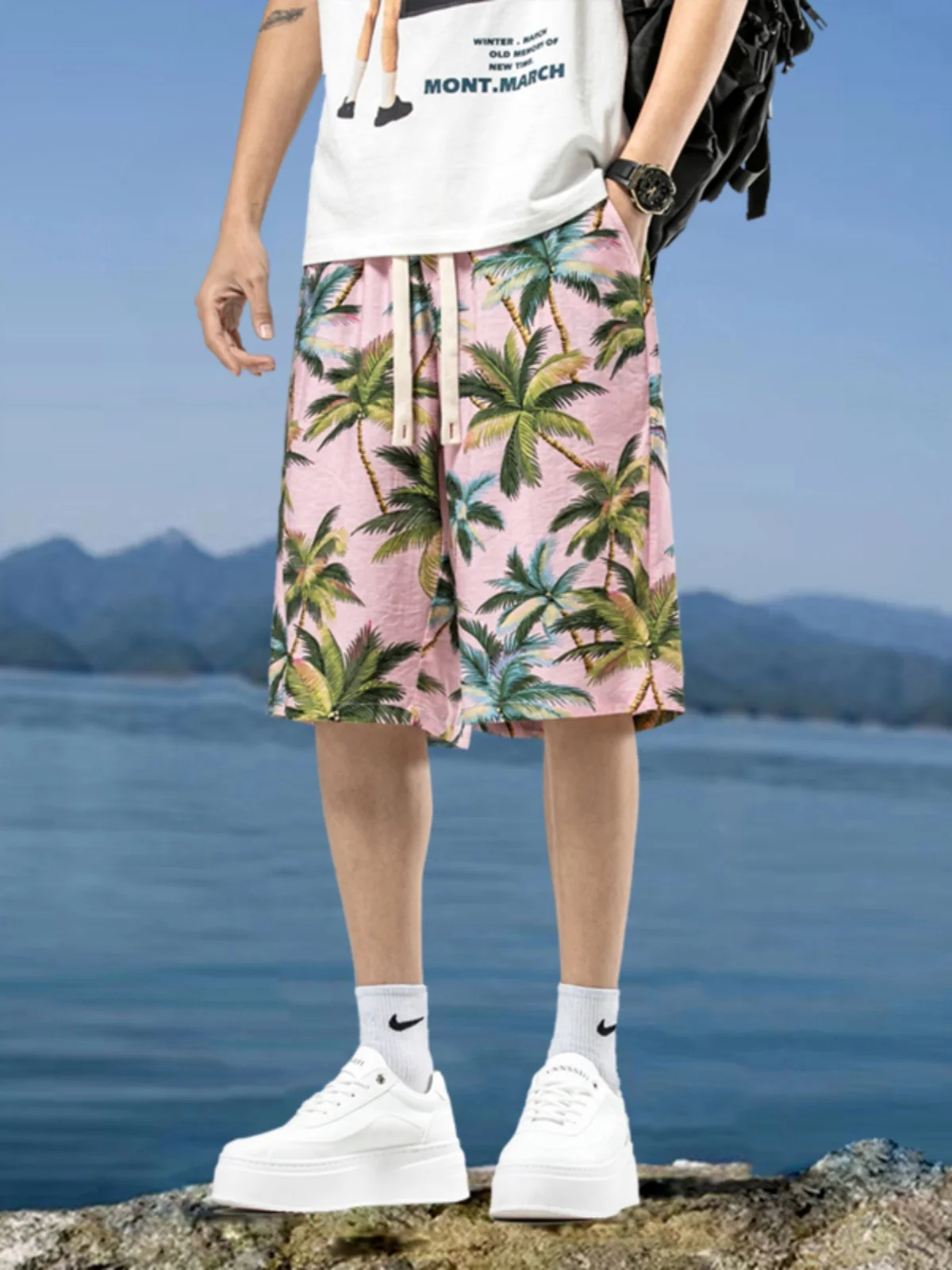 Ice Silk Men's orts Summer Thin Loose Beach Pants Qui Dry Sports Straight Leg Casual Five-Quarter Length Trousers
Ice Silk Men's orts Summer Thin Loose Beach Pants Qui Dry Sports Straight Leg Casual Five-Quarter Length Trousers
