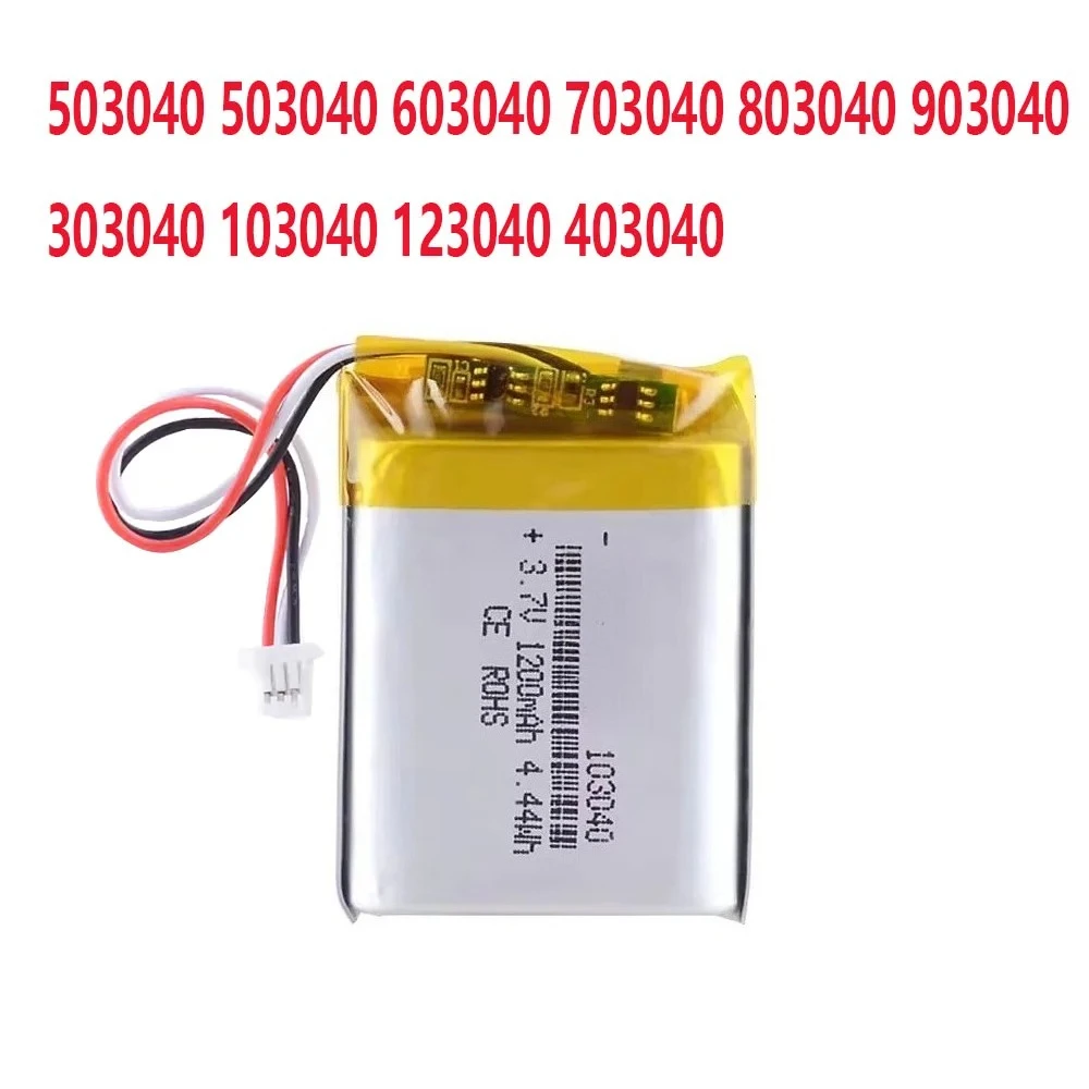 brand new 3.7V 303040 403040 503040 603040 703040 803040 903040 103040 123040 Lithium Lipo Li-ion Polymer Battery
brand new 3.7V 303040 403040 503040 603040 703040 803040 903040 103040 123040 Lithium Lipo Li-ion Polymer Battery