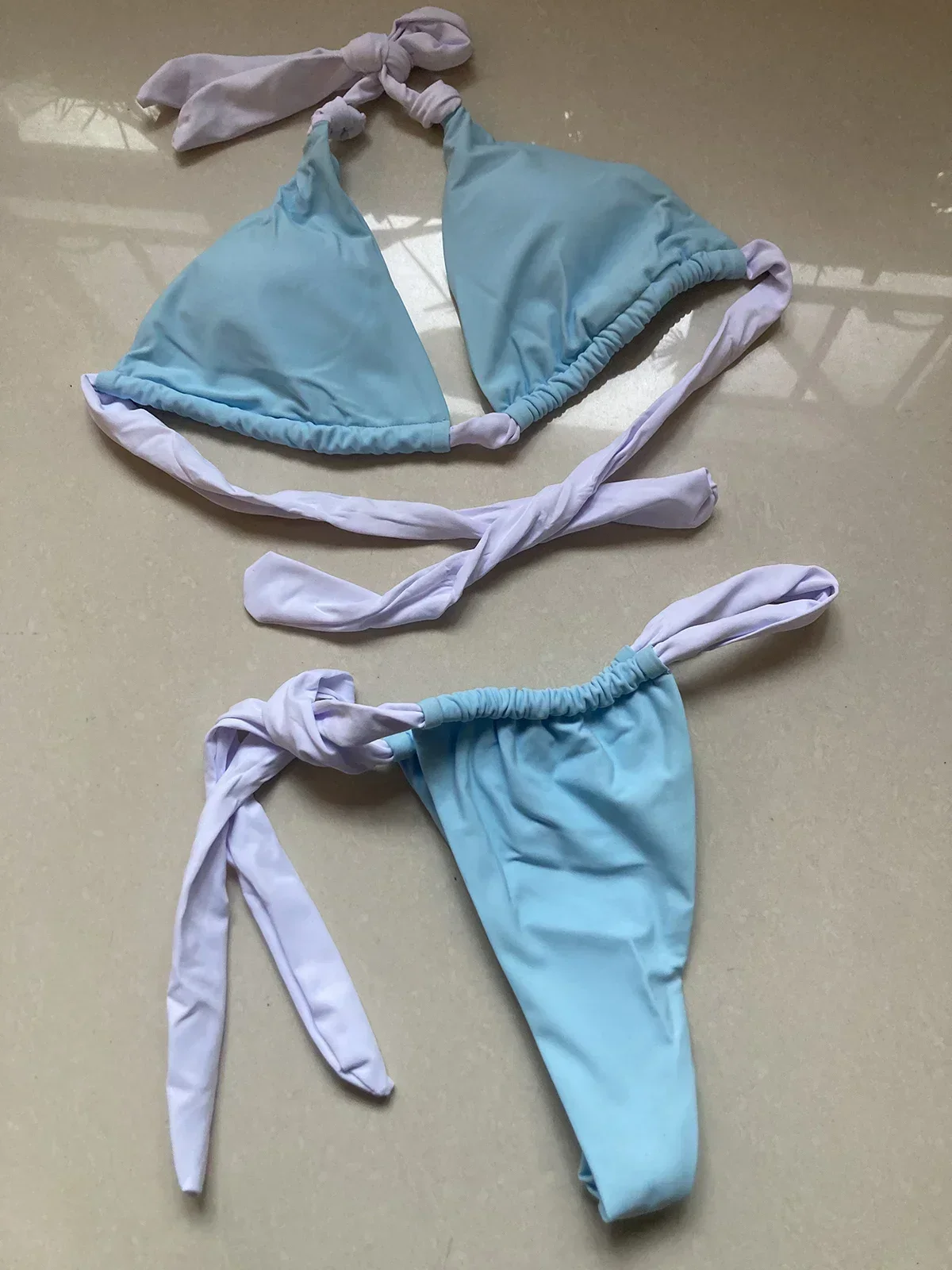 Sexy Triangle Push Up Brazilian Bikini Swimwear Women Knotted Bandage 2 Piece Swimsuit String Bikinis Bathing Suit Beach Wear
Sexy Triangle Push Up Brazilian Bikini Swimwear Women Knotted Bandage 2 Piece Swimsuit String Bikinis Bathing Suit Beach Wear