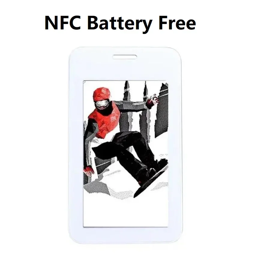 Mobile APP Refresh No Battery Eink name badge Smart Access Control Card NFC Label ePaper Event ID Card Epaper Digital Frame ESL
Mobile APP Refresh No Battery Eink name badge Smart Access Control Card NFC Label ePaper Event ID Card Epaper Digital Frame ESL