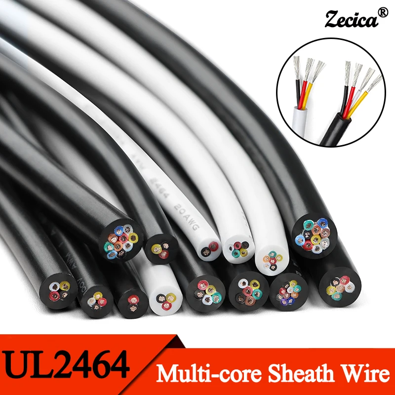 2/5/10m UL2464 Multi-Core PVC Wire 30 28 26 24 22 20 18 16 14AWG 2 3 4 5 6 7 8 9 10 Cores Channel Audio Power Cable Copper Wires
2/5/10m UL2464 Multi-Core PVC Wire 30 28 26 24 22 20 18 16 14AWG 2 3 4 5 6 7 8 9 10 Cores Channel Audio Power Cable Copper Wires