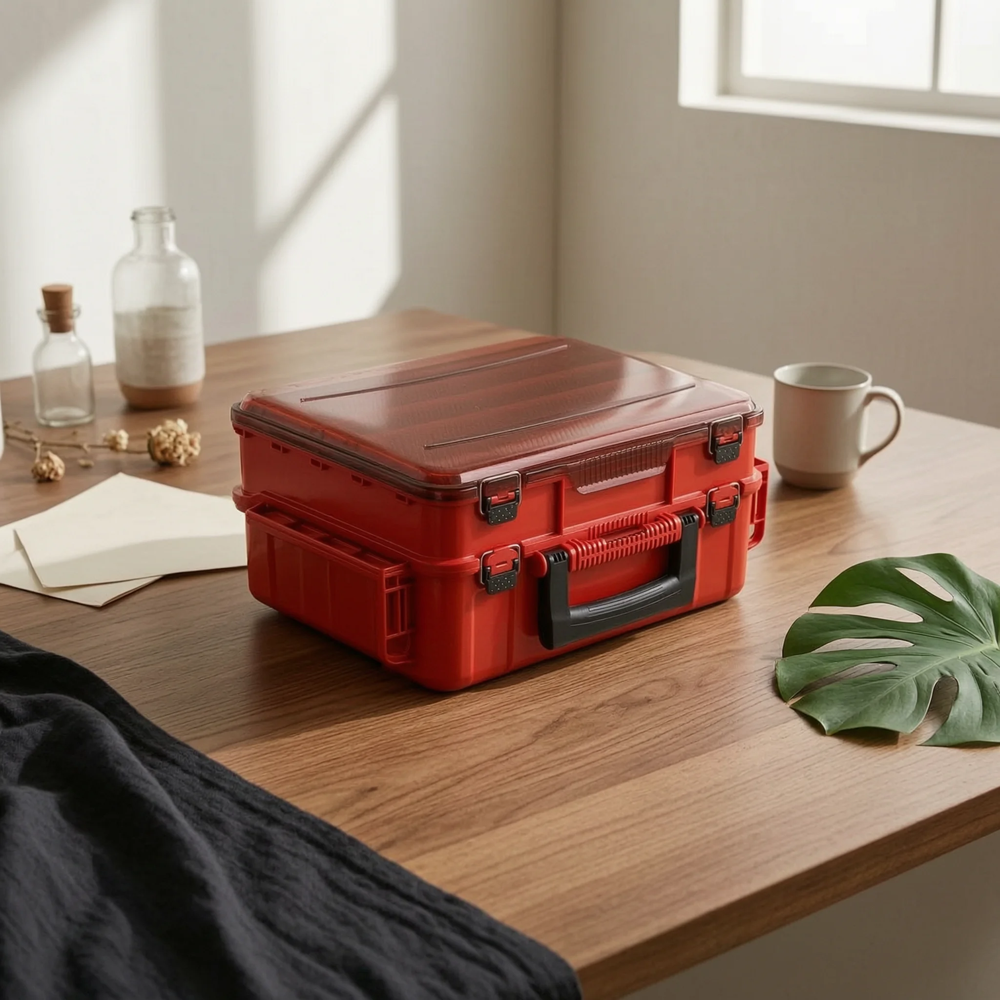 Double-Layer Tackle Box ABS Double Layer Tackle Box Multi Compartment Customizable Dividers
Double-Layer Tackle Box ABS Double Layer Tackle Box Multi Compartment Customizable Dividers