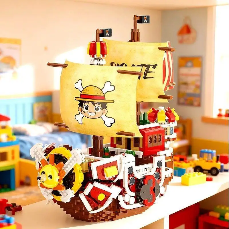 One Piece Monkey D. Luffy Thousand Sunny Building Block Model Kit Pirate Ship Figure Toy Set New 2026 Boys Girl Gift Decoration
One Piece Monkey D. Luffy Thousand Sunny Building Block Model Kit Pirate Ship Figure Toy Set New 2026 Boys Girl Gift Decoration